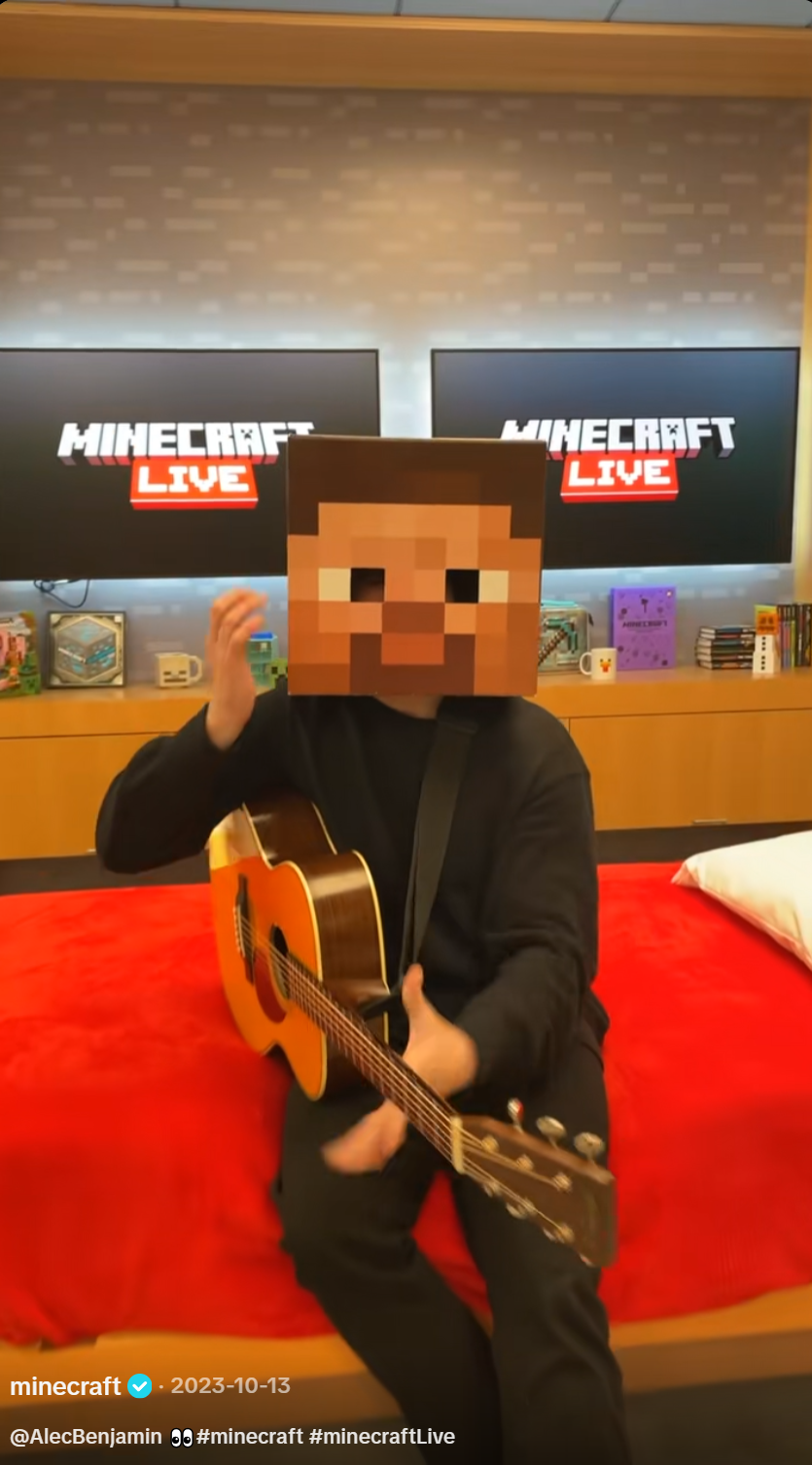 Minecraft Live Tease